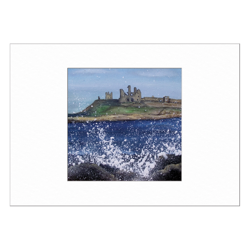 Dunstanburgh Castle Limited Edition Print 40x50cm